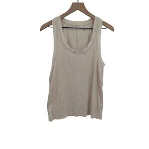 Aerie Ribbed Tank Top Cream White Women’s XL